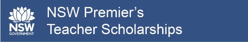 NSW Premier's Teacher Scholarships